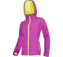 Kurtka softshell z kapt. fiol.-ziel., damska,"s",ce, lahti