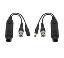 77-929# Zestaw adapter bnc+dc do rj45 2szt