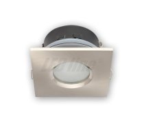 LED line® downlight waterproof square cast satin