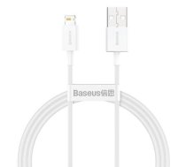 Cable USB A plug - IP Lightning plug 1.0m white Superior series BASEUS