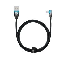 Cable USB A Plug - USB C Plug 90° Angled 1.0m 100W (do not compatible with iPhone 15) Blue / Black MVP ElbowBASEUS