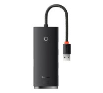 Hub USB-A 4xUSB 3.0 Ports 25cm, Black