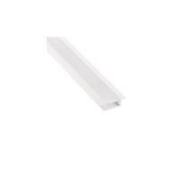Aluminum profile with white cover for LED strip, white, recessed INLINE MINI XL 3m