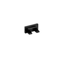 Endcap for LED profile LINE MINI, black, without hole