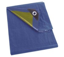 Tarpaulin - Blue/Khaki - Strong - 2 x 2 m