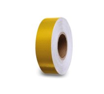 Honeycomb reflective tape 5cm x 5m - Yellow