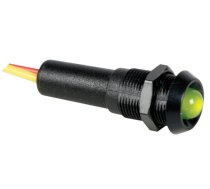 LED LAMP 5V GREEN - BLACK HOUSING