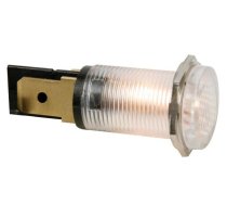 ROUND 14mm PANEL CONTROL LAMP 12V CLEAR