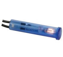 ROUND 7mm PANEL CONTROL LAMP 12V BLUE