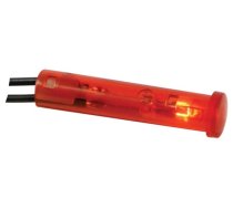 ROUND 7mm PANEL CONTROL LAMP 12V RED