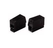 POWER SUPPLY CONNECTOR - 2 ENTRY - BLACK