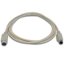 PS/2 KEYBOARD CABLE MINI DIN6 MALE - MINI DIN6 FEMALE / 2m