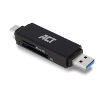 USB 3.2 Gen1 Card Reader SD and Micro SD, USB-C & Type-A connector