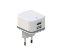 COMPACT CHARGER WITH DUAL USB OUTPUT 5 V - 4.8 A max. - 24 W max. - White