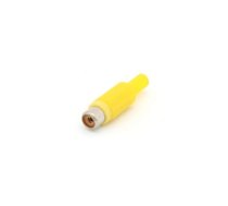 RCA PLUG FEMALE - YELLOW