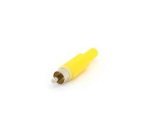 RCA PLUG MALE - YELLOW