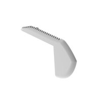 ABS END CAP FOR ALU-STAIR - LEFT - GREY