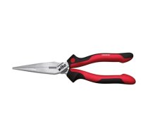 Wiha Industrial needle nose pliers with cutting edge straight shape in blister pack (34515) 200 mm