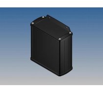 ALUMINIUM HOUSING - BLACK - 110 x 105.9 x 45.8 mm - with flange