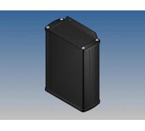 ALUMINIUM HOUSING - BLACK - 145 x 105.9 x 45.8 mm - with flange