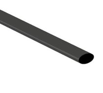 SHRINKABLE TUBE 6.4mm - BLACK