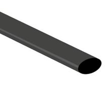 SHRINKABLE TUBE 9.5mm - BLACK - 25 PCS