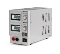 DC LAB POWER SUPPLY 0-15 VDC / 0-3 A MAX WITH DUAL LCD DISPLAY