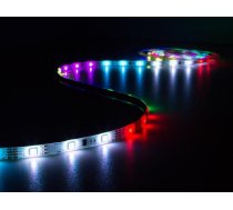 KIT WITH DIGITAL ANIMATED FLEXIBLE LED STRIP, CONTROLLER AND POWER SUPPLY - RGB - 150 LEDs - 5 m - 12 VDC