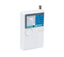 USB & NETWORK (LAN) TESTER FOR USB-A, MINI-USB-B, BNC, 8P8C (RJ45), 6P6C (RJ12), 6P2C (RJ11), 4P4C (RJ10)