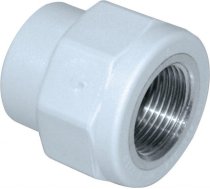 PP-R Threaded coupling Ø20-1/2'' F-F Pipelife