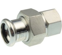 Press female union connector,KAN-therm Inox 15x½IG