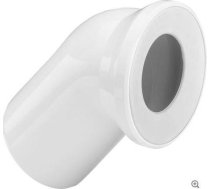 WC elbow 45°, white, Viega