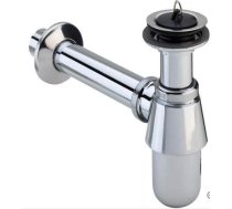 Drain siphon bottle 11/4"x32mm, chrome