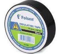 Insulating tape 19mm x 20m black Folsen