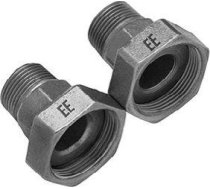 Pump connector M-F 1''x1 1/2" cast iron,pair