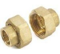 Pump connector m-m 1/2"x1" bronze,pair