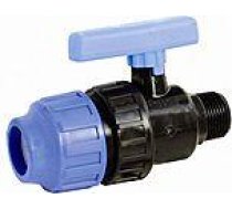 PP Compression Ball valve D40x11/4'' M