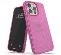 Back panel cover Adidas  Adidas OR Protective iPhone 13 Pro / 13 6,1" Clear Case Glitter różowy/pink 47121