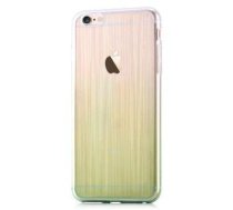 Back panel cover Devia Apple iPhone 6/6s Plus Azure soft case Green