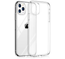 Back panel cover Evelatus Apple iPhone 11 Pro Max Clear Silicone Case 1.5mm TPU Transparent