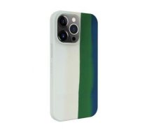 Back panel cover Evelatus Apple iPhone 13 Pro Silicone case Multi-Colored Green