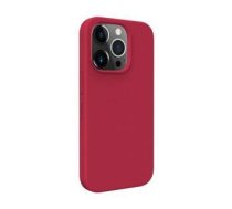 Back panel cover Evelatus Apple iPhone 14 Premium Magsafe Soft Touch Silicone Case Dark Red