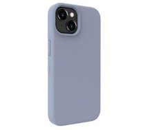 Back panel cover Evelatus Apple iPhone 15 Premium Soft Touch Silicone Case Lavender Gray
