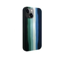 Back panel cover Evelatus Apple iPhone 15 Silicone case Multi-Colored Green
