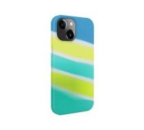 Back panel cover Evelatus Apple iPhone 15 Silicone case Multi-Colored Yellow Green