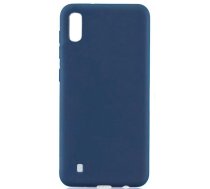 Back panel cover Evelatus Samsung Galaxy A10 Nano Silicone Case Soft Touch TPU Dark Blue