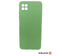 Back panel cover Evelatus Samsung Galaxy A22 5G Premium Soft Touch Silicone Case Green