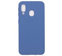 Back panel cover Evelatus Samsung Galaxy A40 Nano Silicone Case Soft Touch TPU Dark Blue