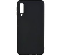 Back panel cover Evelatus Samsung Galaxy A7 2018 Nano Silicone Case Soft Touch TPU Black