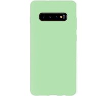 Back panel cover Evelatus Samsung Galaxy S10+ Nano Silicone Case Soft Touch TPU Mint